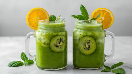 Fototapeta premium glass of lemonade