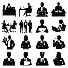 business people icons