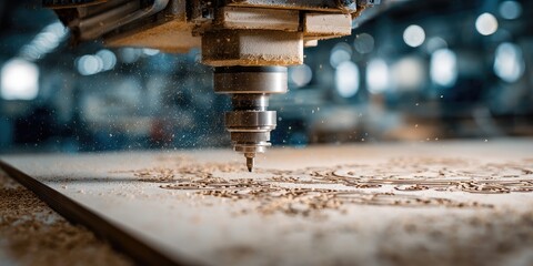 Wood carving machine