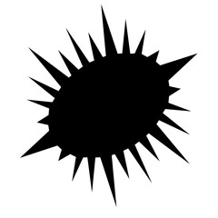 Starburst Explosion Abstract Shape