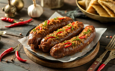 12. National dishes of Egypt - Mombar. Meat delicacy, sausage, for which they use beef intestines, stuffed with rice, onions, garlic, spices and chili peppers