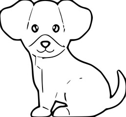 Obraz premium 개 강아지