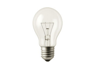 Lightbulb png isolated on an empty background.