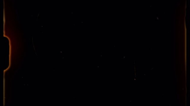 Super 8 mm Film grain grain and Scratches. 4k video