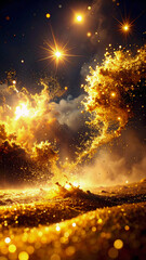 金粉の幻想空間