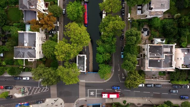 Birdseye View of Regent's Canal - London