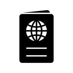 Passport icon stock illustration