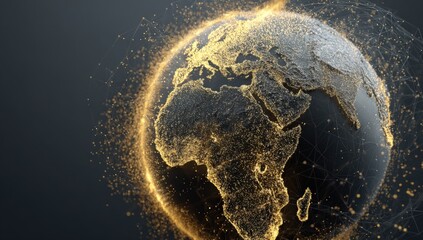 Global network.  Digital earth