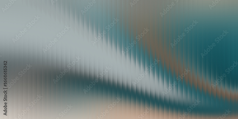 Wall mural a soft, abstract background with vertical lines creating a textured, wavy effect in shades of teal, 