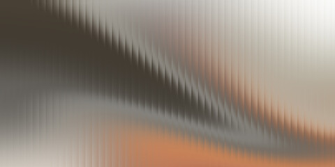 Abstract textured background with vertical lines and a soft gradient of metallic silver, grey, and warm orange tones