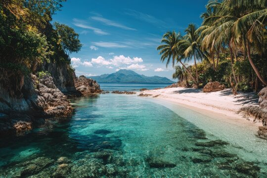 Tropical island paradise