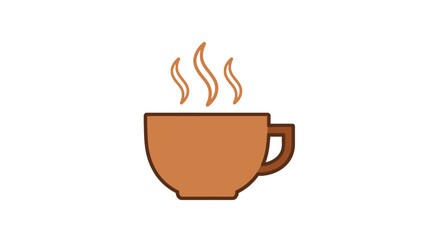 A warm cup of coffee with steam rising, perfect for a cozy morning or a relaxing break