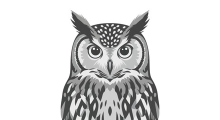 Close up portrait of a majestic owl.