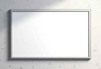 Wall-mounted schedule board displaying a blank side for customization