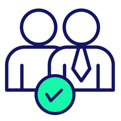 Team Collaboration  Icon Element For Design