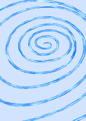 spiral blue lines abstract background 