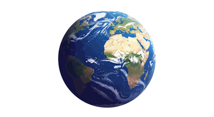 Detailed Image of Planet Earth.