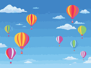 hot air balloons