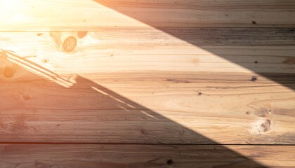 Pop Filter Casting a Shadow over a Wooden Tabletop