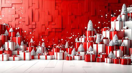 3d render of a group of people