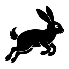 Hopping Rabbit Vector