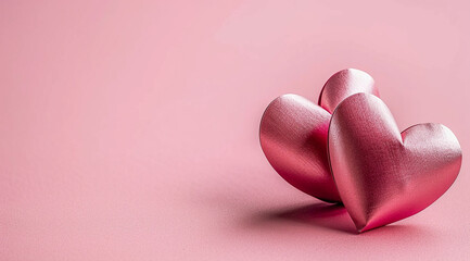 pink heart on pink background