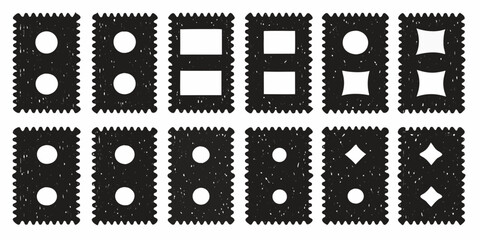 Obraz premium Set of Decorative Crackers or Biscuits with Different Shapes