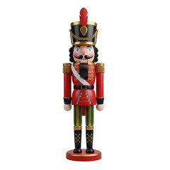 nutcracker isolated on empty background
