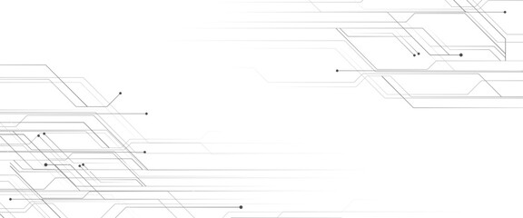 Vector abstract digital technology with line digital technological for web banner background