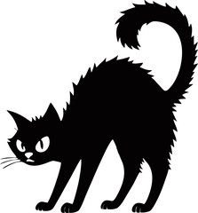 Obraz premium silhouette of a cat vector