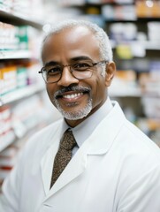 Fototapeta premium Pharmacist in Drugstore