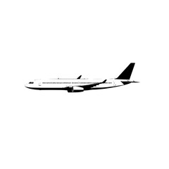 vector illustration of airplane