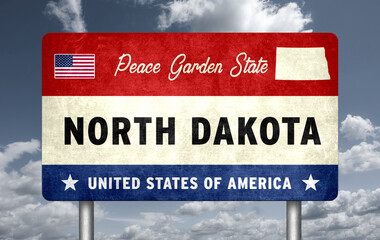 US State of North Dakota - Peace Garden State