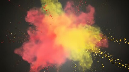 Dynamic Hispanic Heritage Month video animation with glowing text and abstract geometric shapes, perfect for cultural celebrations and marketing campaigns