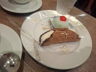 chocolate cake on a plate