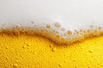 Obraz premium Close-up of beer with frothy top