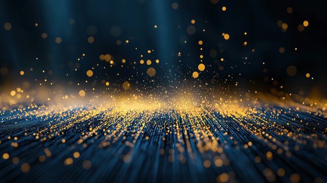 Spark Data visualization with glowing sparks symbolizing real time processing.