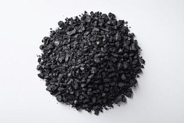 Pile of dark gray fragments