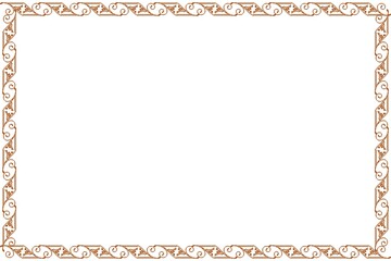 Unique Sharp Red Frame, Photo Frame, Border Frame with White Background, Amaizing Unique Frame