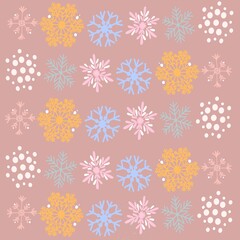 christmas, snow, winter, snowflake, pattern, snowflakes, seamless, vector, holiday, design, illustration, ice, xmas, cold