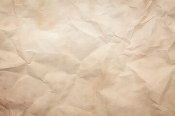Fototapeta premium Aged and crumpled paper texture with subtle folds and creases