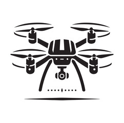 Drone silhouette vector D99