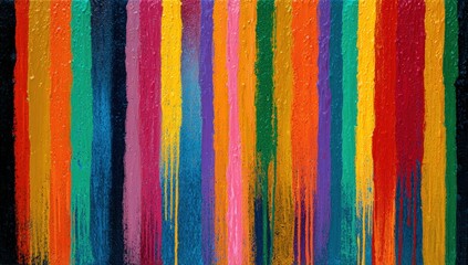 Vibrant vertical stripes in bold colors