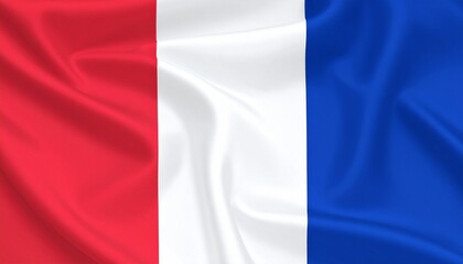 France&rsquo;s tricolor flag with vertical bands of blue, white, and red, symbolizing liberty, equality, and national pride.