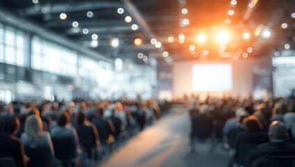 Blurry indoor conference hall (3)