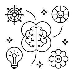 Brainstorming and idea generation with symbols