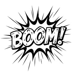 Black and White Comic Book 