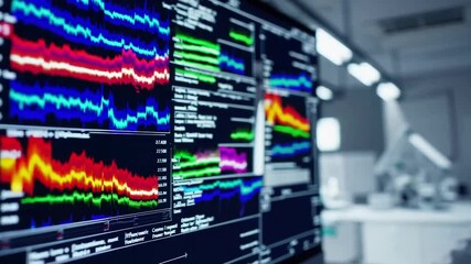 DNA Sequencing Data Processing Genetic Genomic Analysis DNA sequencing gel run science and data genomic genetic analysis background abstract pattern - Powered by Adobe