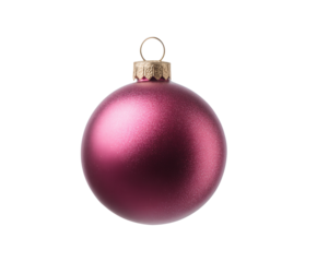 Small, shiny, pink ornament