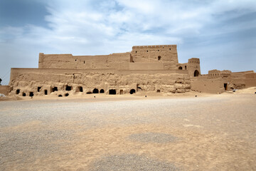 Nareen qaleh, the oldest historical building of yazd province, Iran